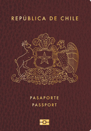 Illustration of a Chilean Passport