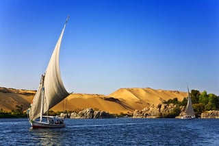 
Ägypten, Assuan, Nilblick