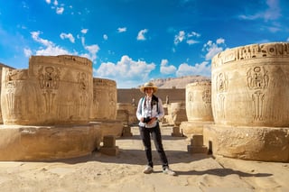 Medinet Habu Temple In Luxor Valley Of King Egypt