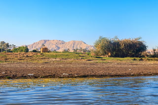 View of Nile river in Luxor, Egypt