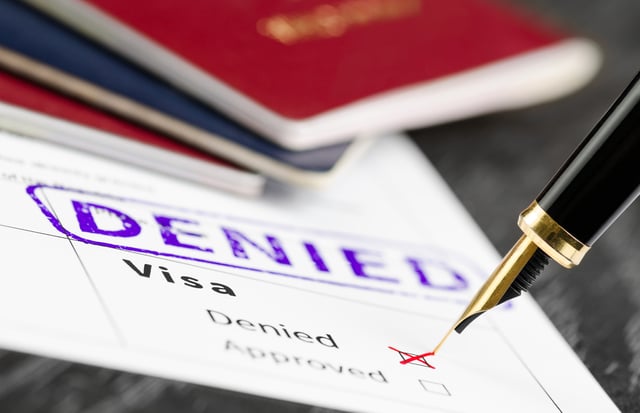 Visa Application Marked Denied