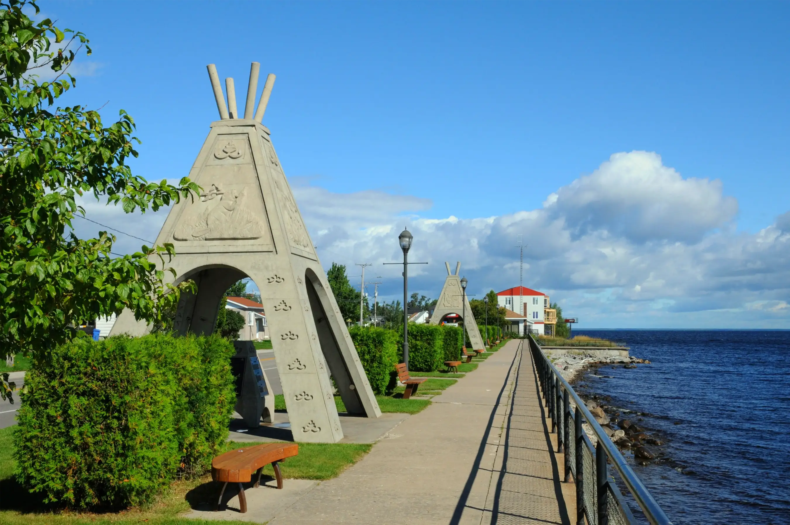 canada quebec the village of mashteuiatsh