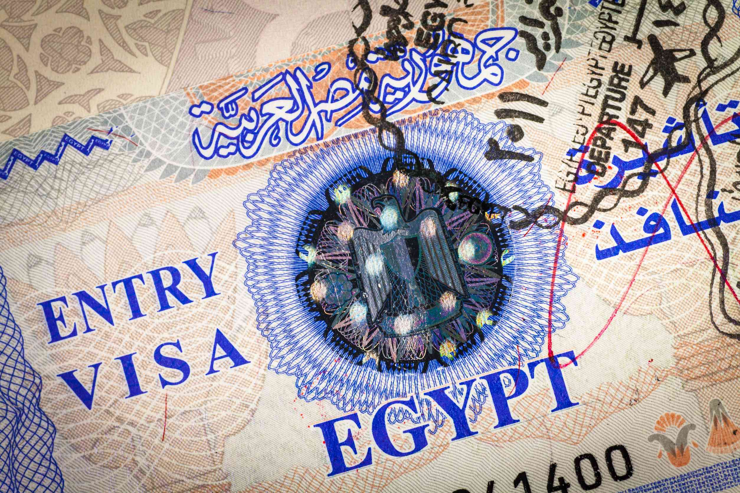Visa d'entr&eacute;e en &Eacute;gypte