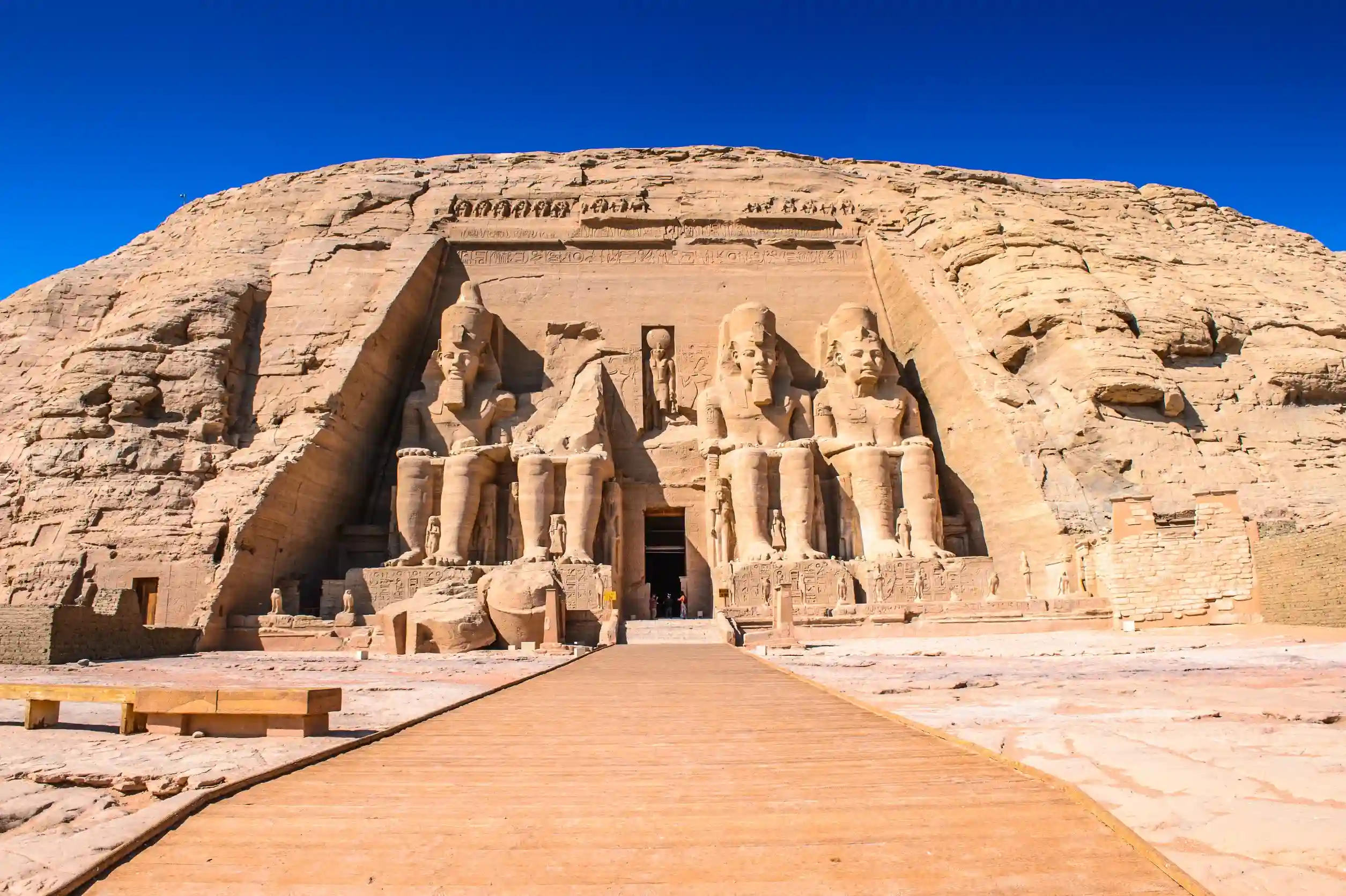 great temple ramesses ii abu simbel egypt