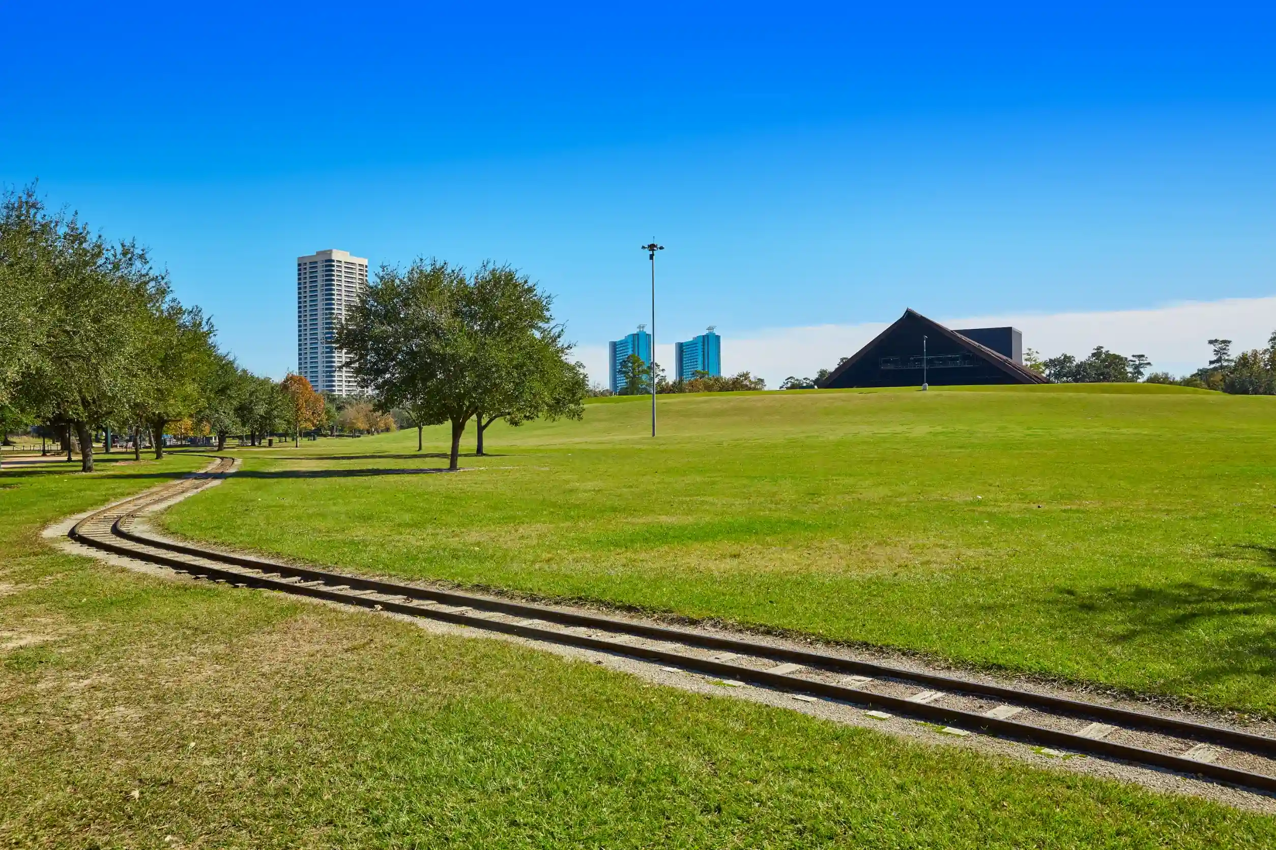 houston hermann park railway and miller theatre outdoor