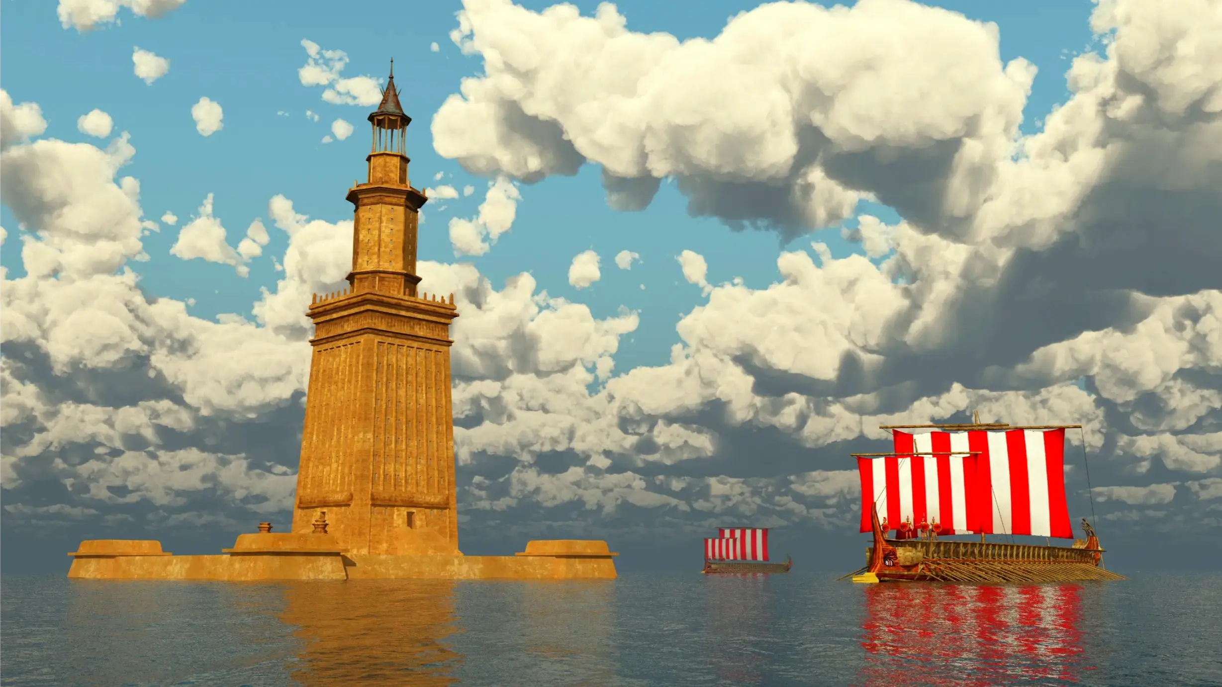 lighthouse of alexandria and ancient greek
