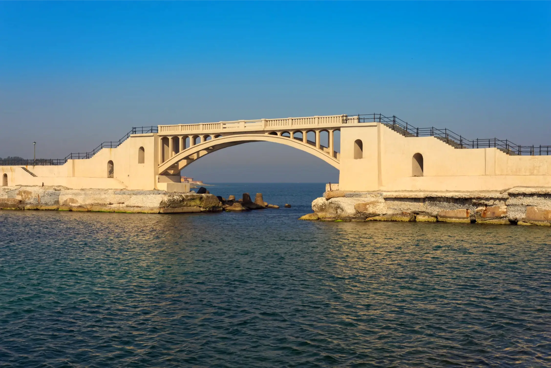 montazah park at sunrise time alexandria egypt