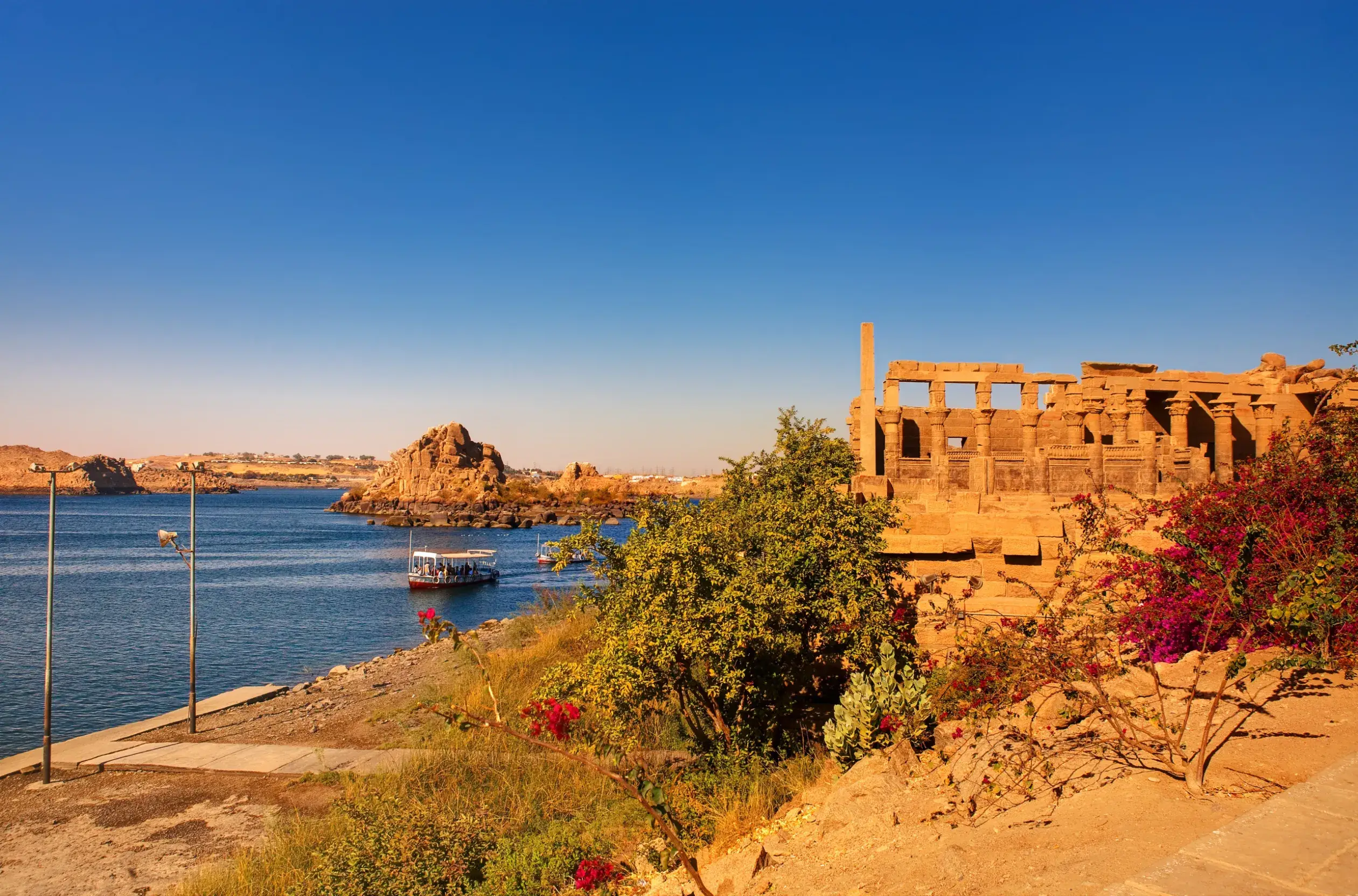 philae temple in aswan upper egypt