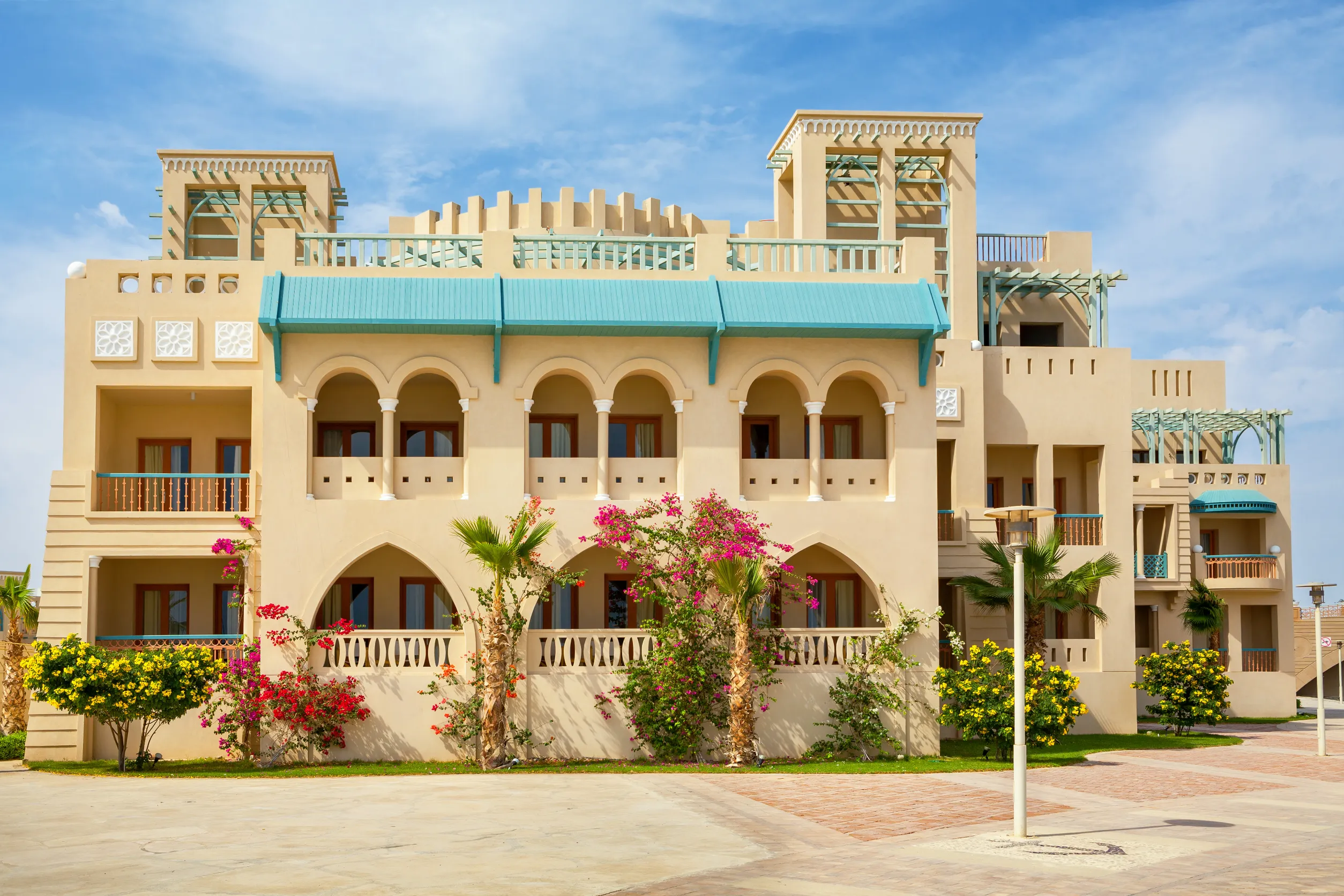 promenade in abu tig marina el gouna egypt