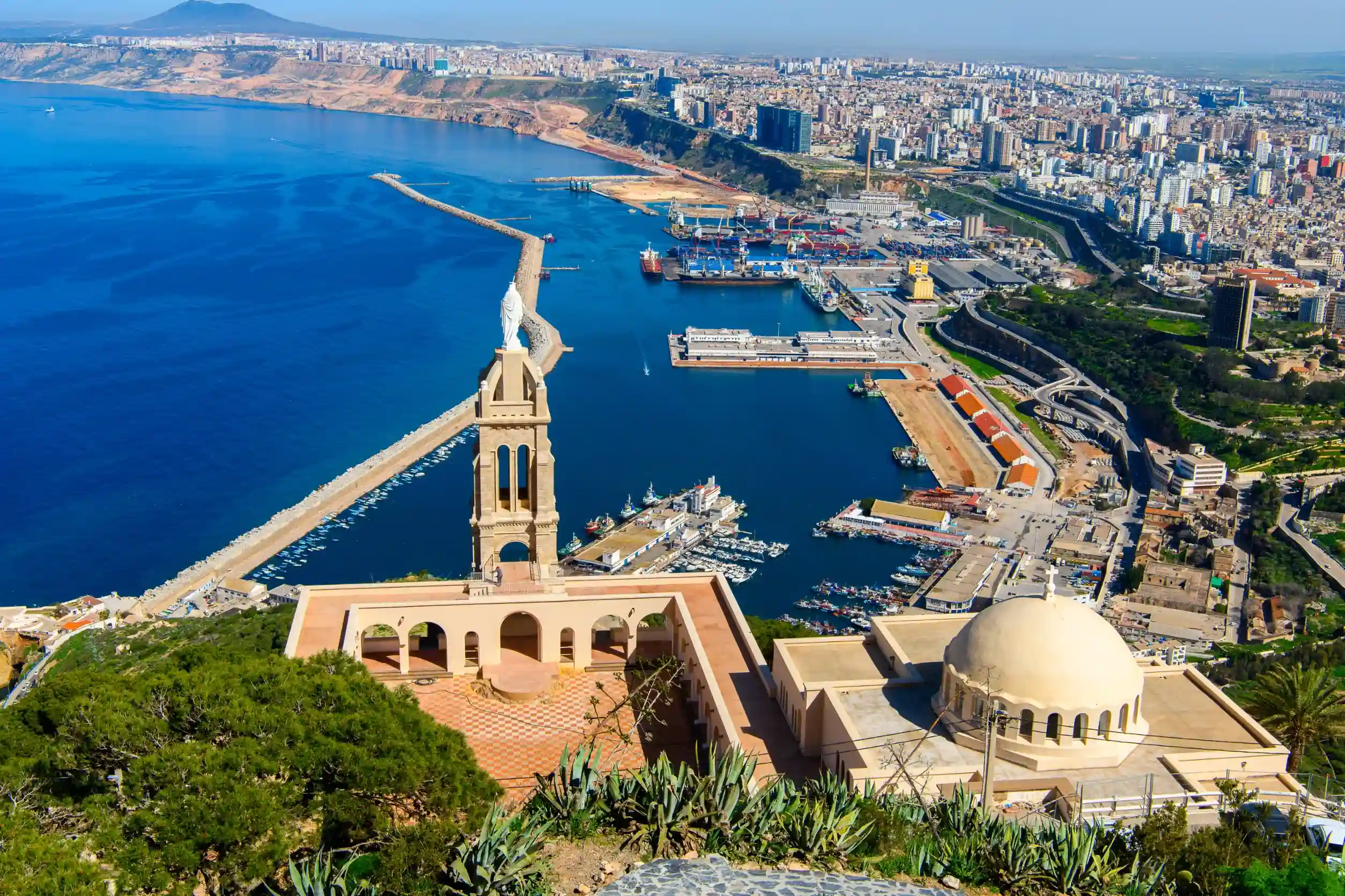 santa cruz fort of oran a coastal city of algeria