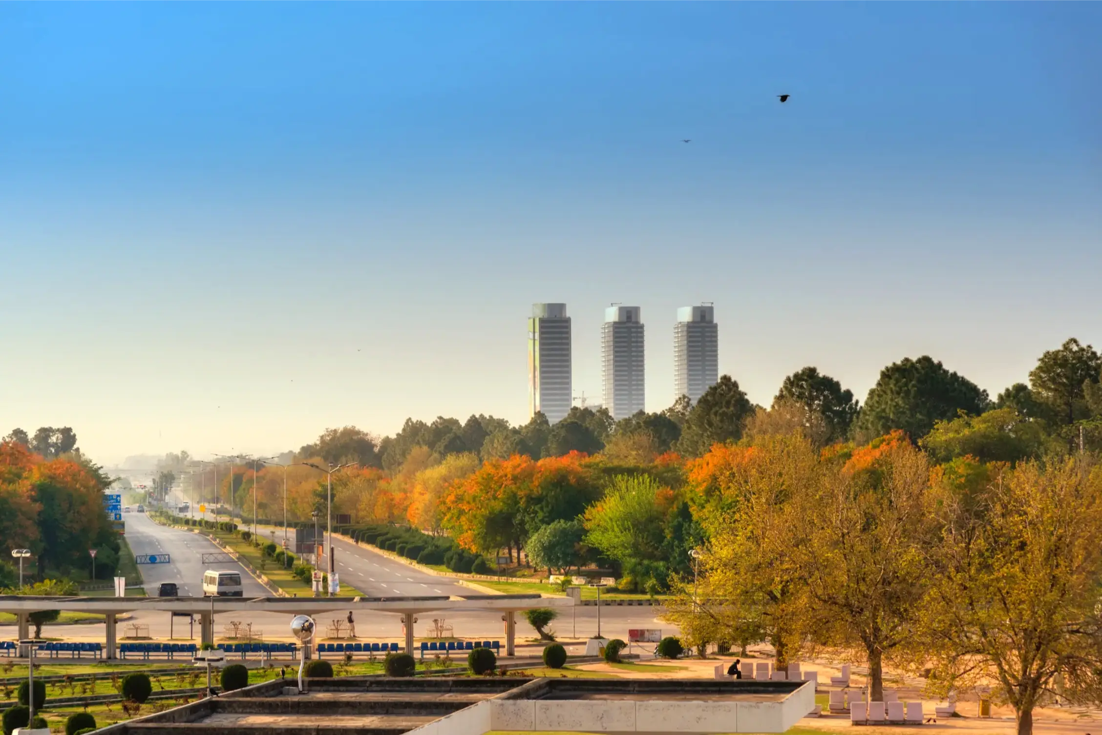 shahra faisal is a spaciou avenue of islamabad