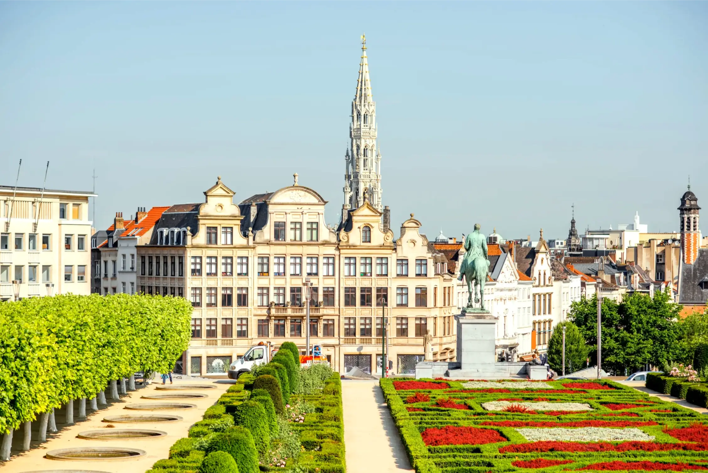 the arts mountain square in brussels