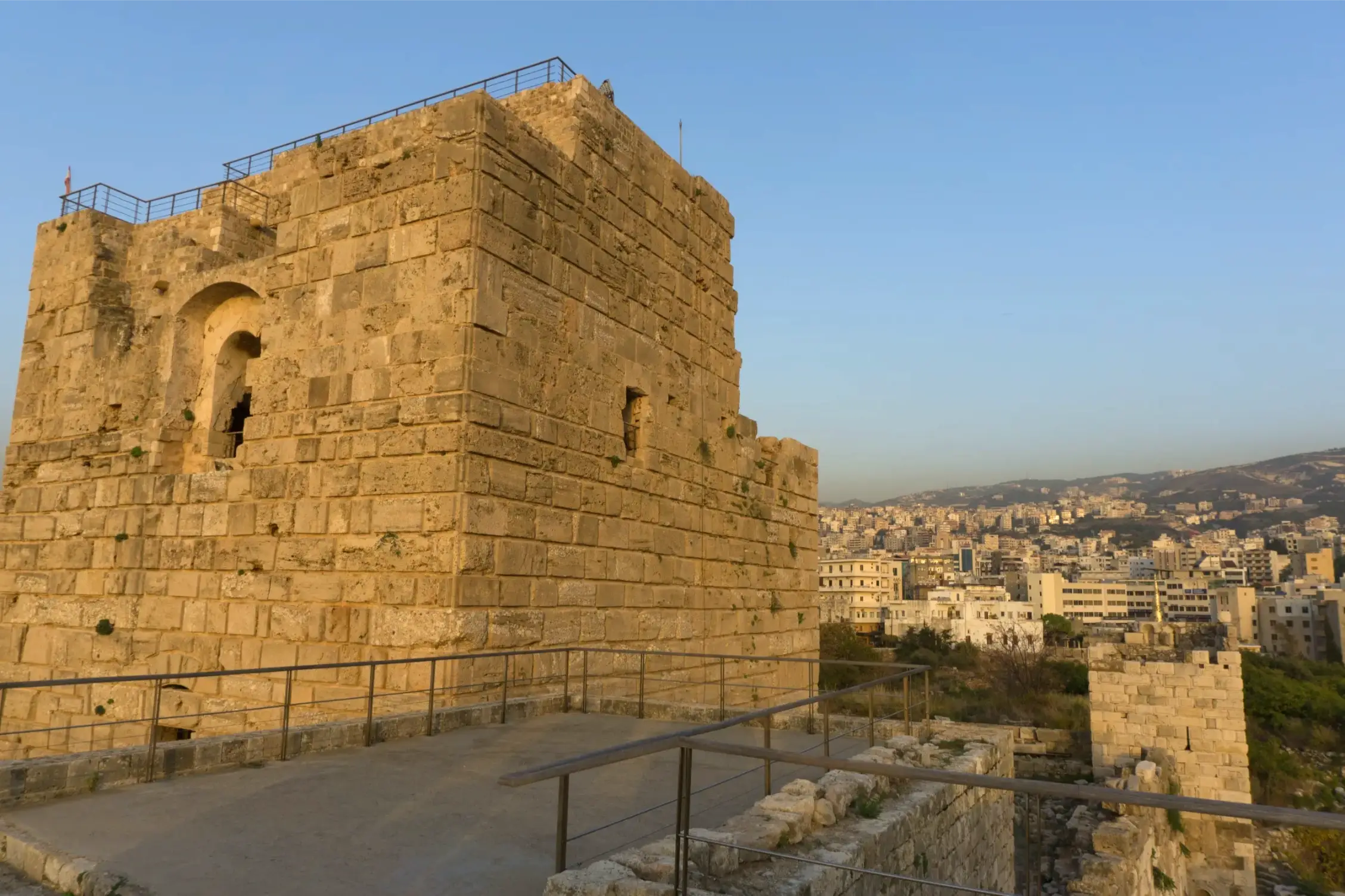 the crusader castle in beirut lebanon