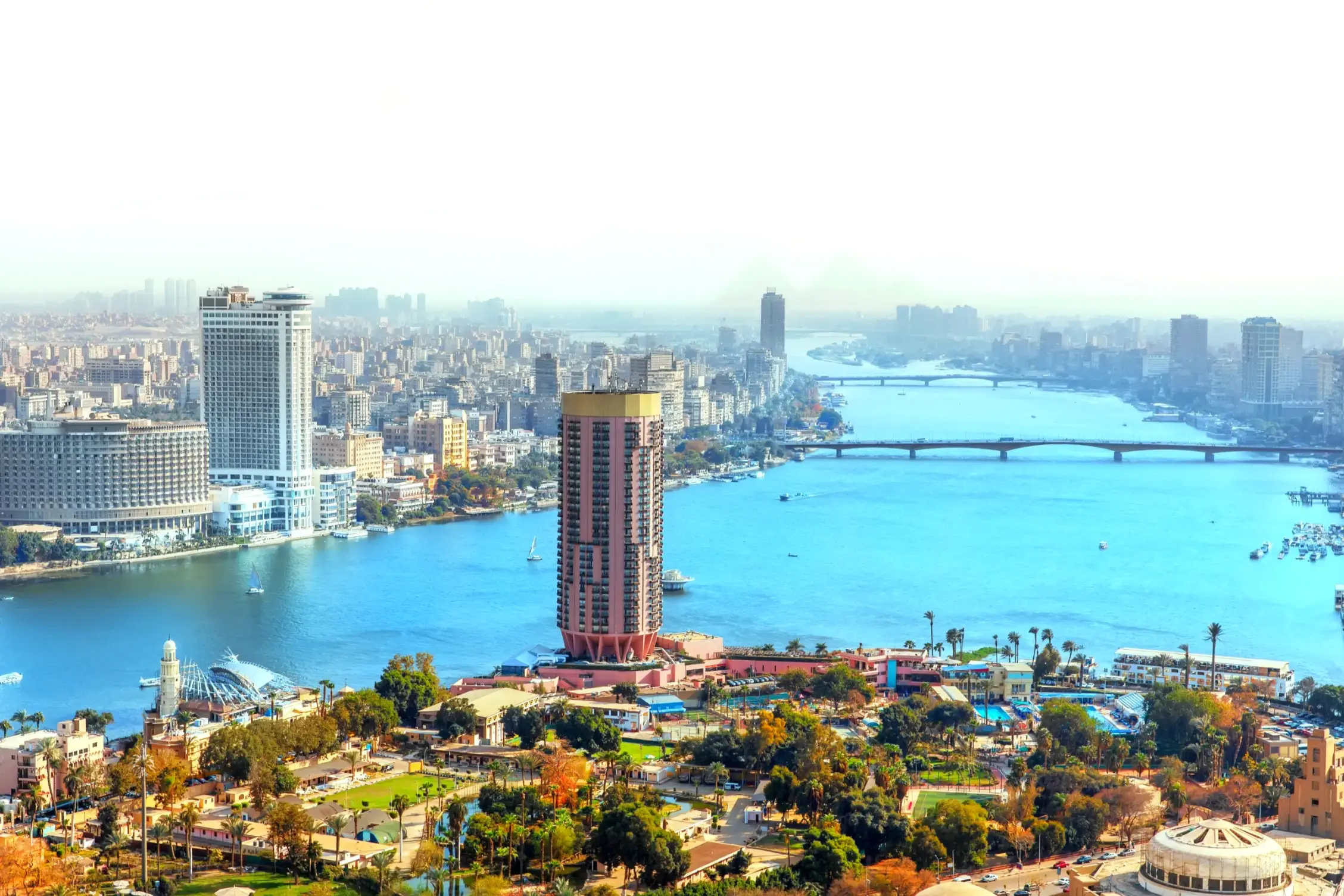 the gezira island in cairo egypt