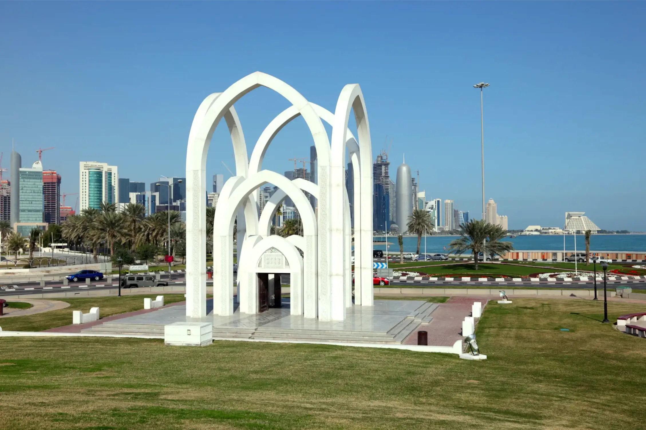 the islamic monument in doha qatar