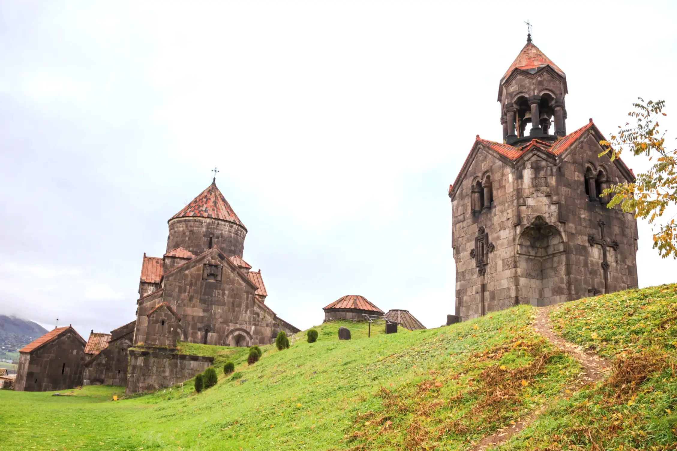 the monastery complex in haghpat armenia