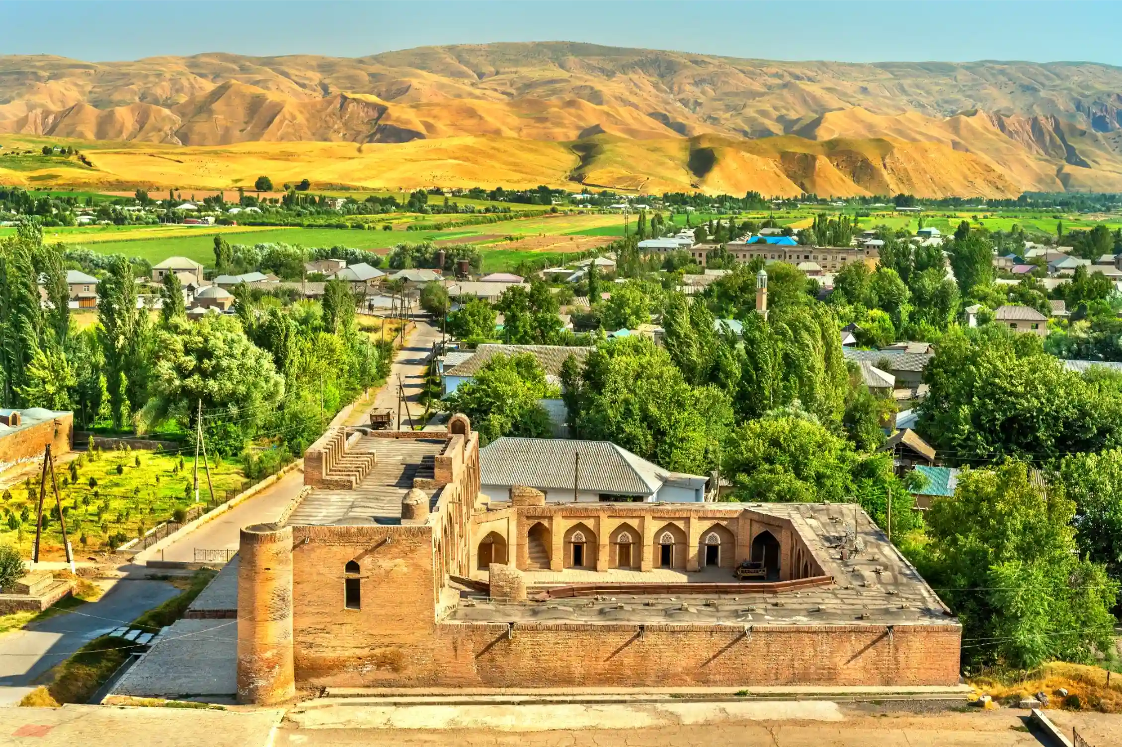 the new madrasa fortress in tajikistan