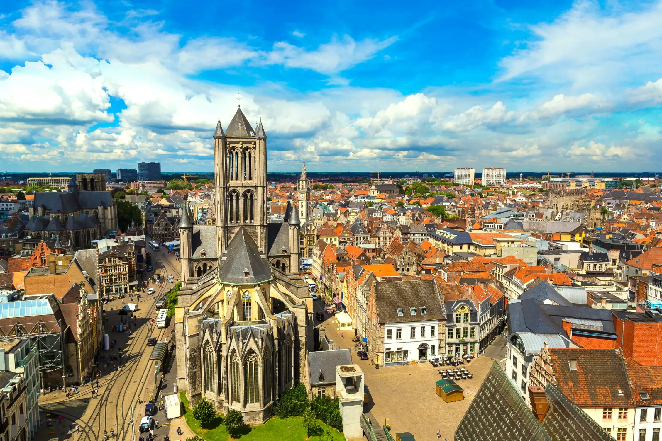 the saint nicholas church in belgium