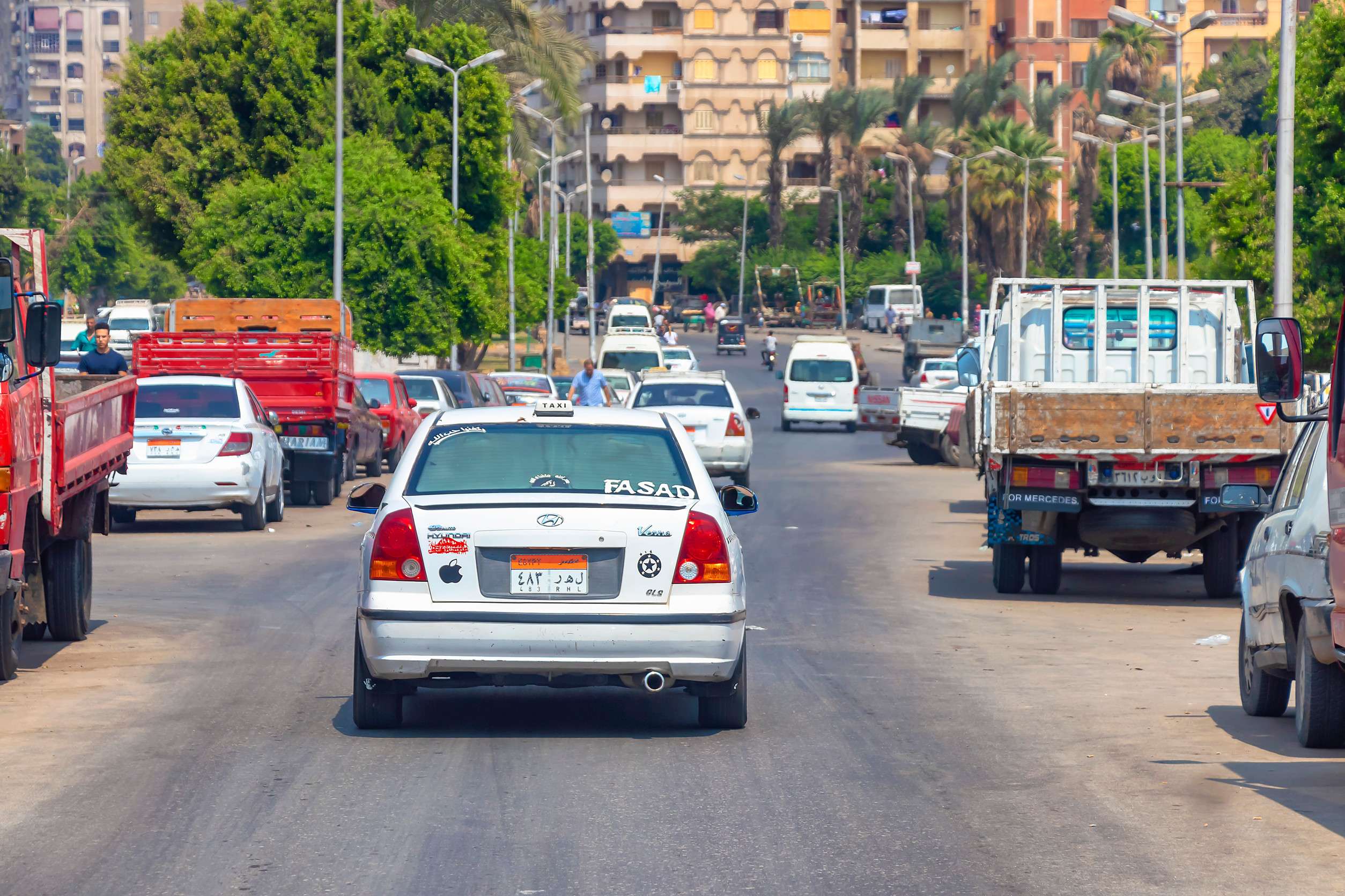 Transporte y tr&aacute;fico en El Cairo, Egipto