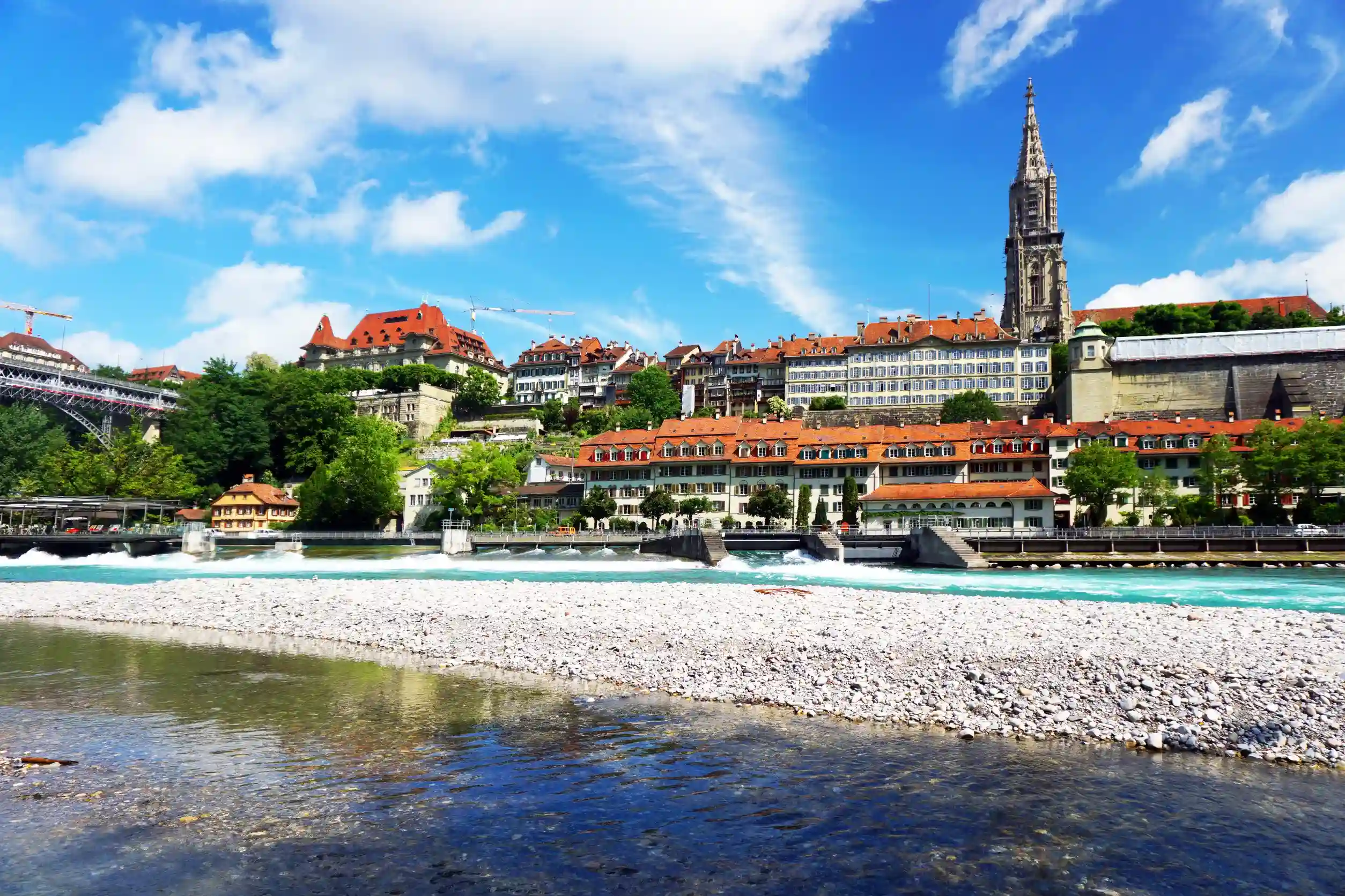 view the old town of bern switzerland